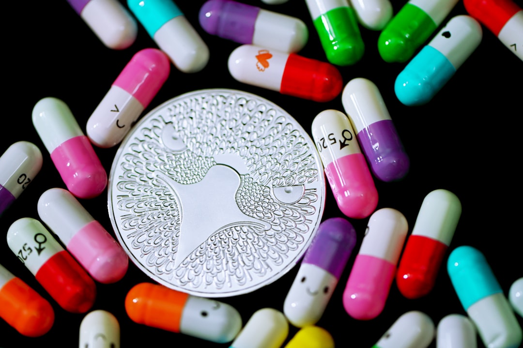 A professional holding prescription pills, suggesting hidden struggle.