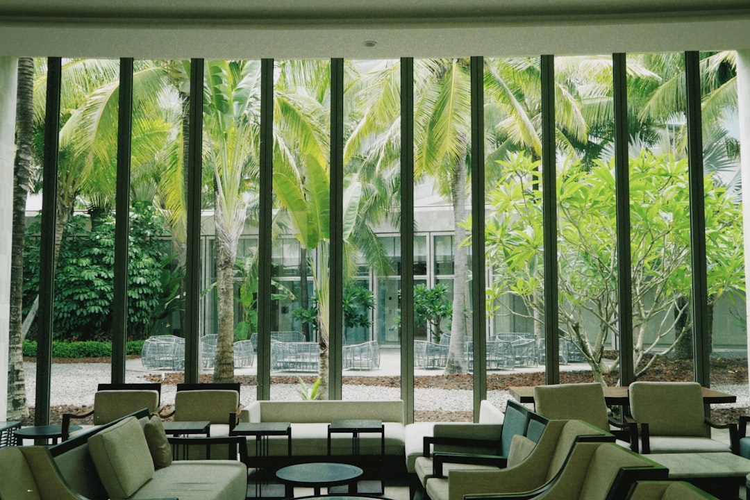 A high-end wellness retreat environment